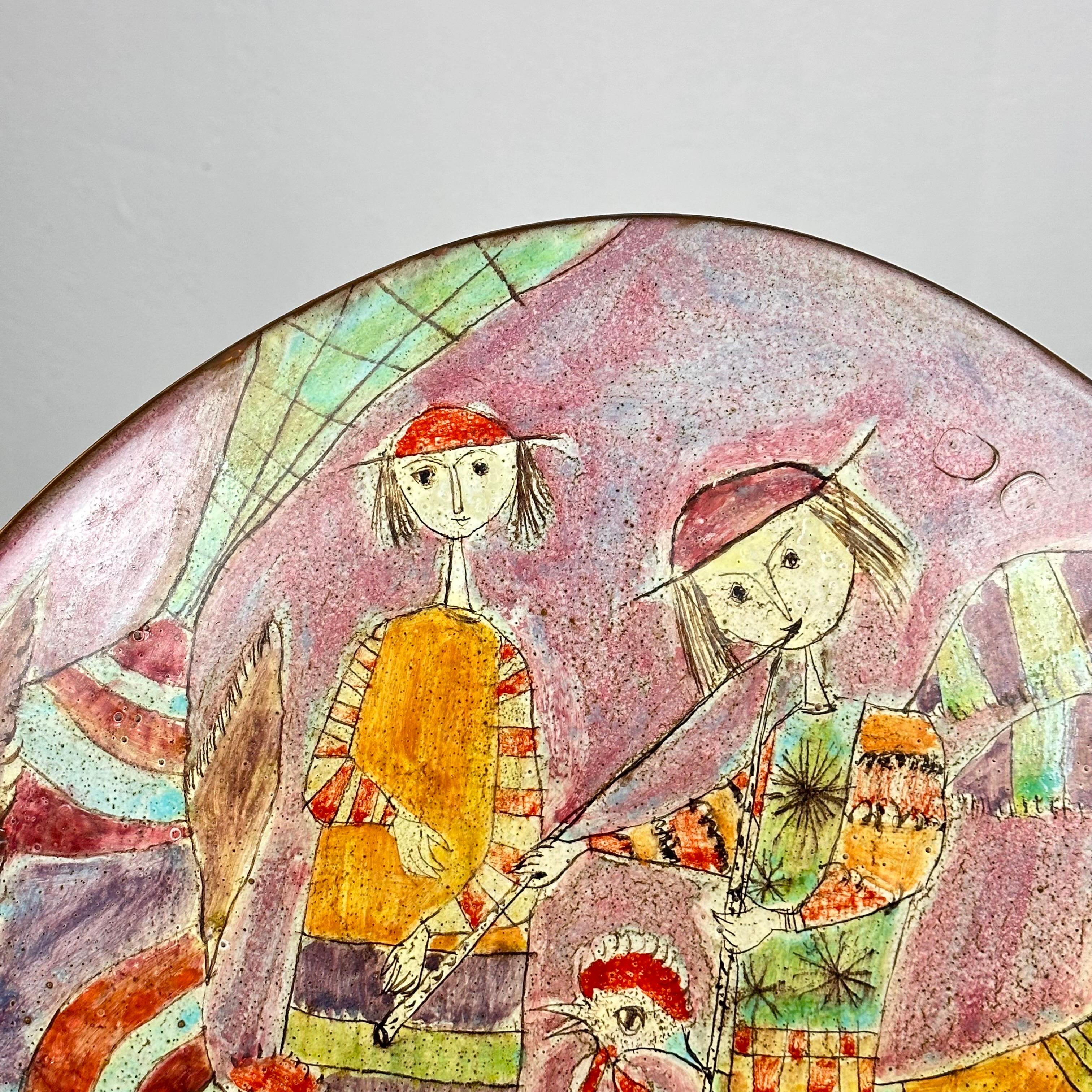 Hand-Painted_Ceramic_Decorative_Plate_by_Baratti_Pesaro,_Italy,_1970s
