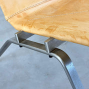 Poul_Kjaerholm_PK22_Lounge_Chairs_for_Fritz_Hansen_in_Cognac_Leather,_1956