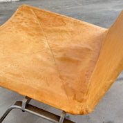 Poul_Kjaerholm_PK22_Lounge_Chairs_for_Fritz_Hansen_in_Cognac_Leather,_1956