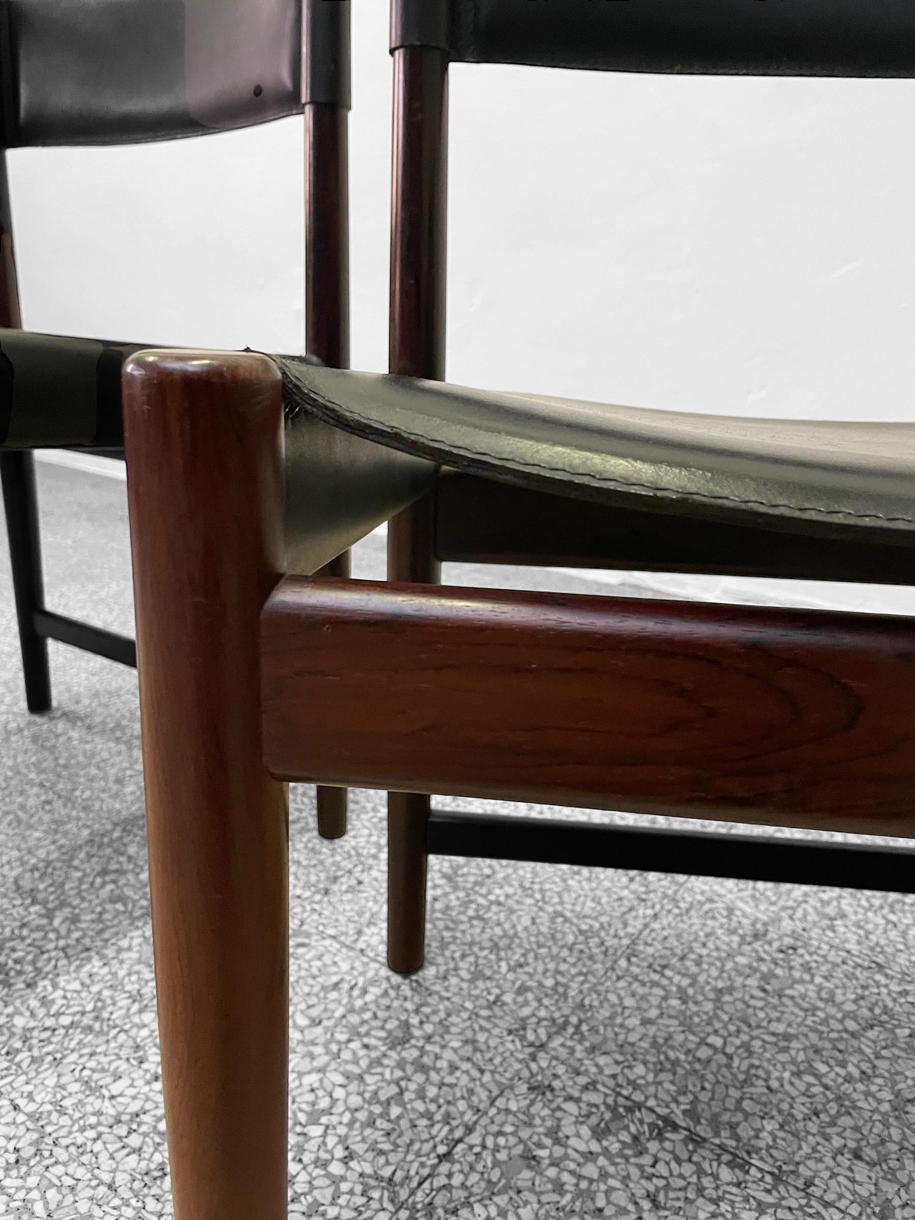 Set_of_4_Dining_Chairs_in_Black_Leather_by_Kurt_Østervig_for_Sibast,_1960s