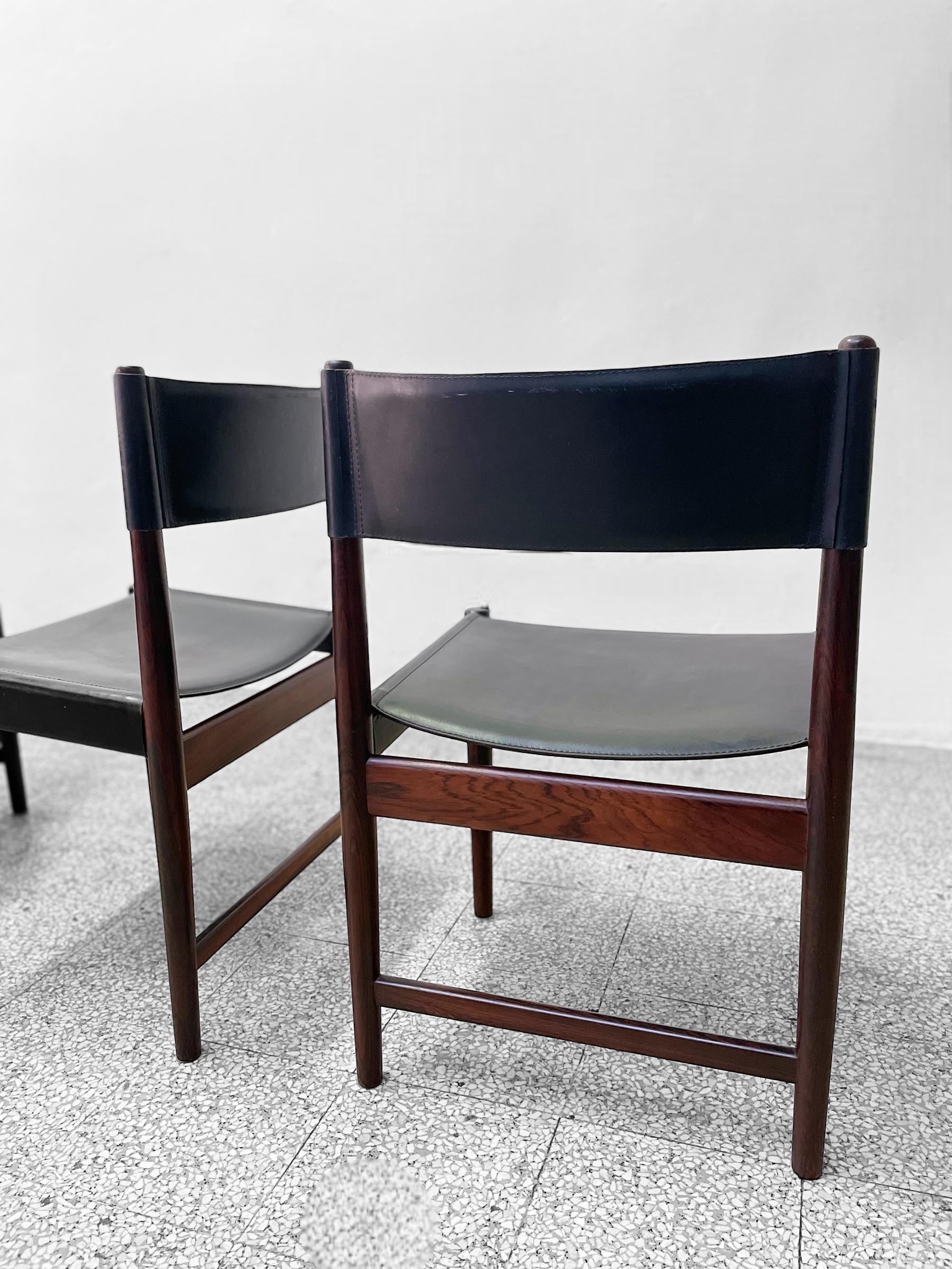 Set_of_4_Dining_Chairs_in_Black_Leather_by_Kurt_Østervig_for_Sibast,_1960s