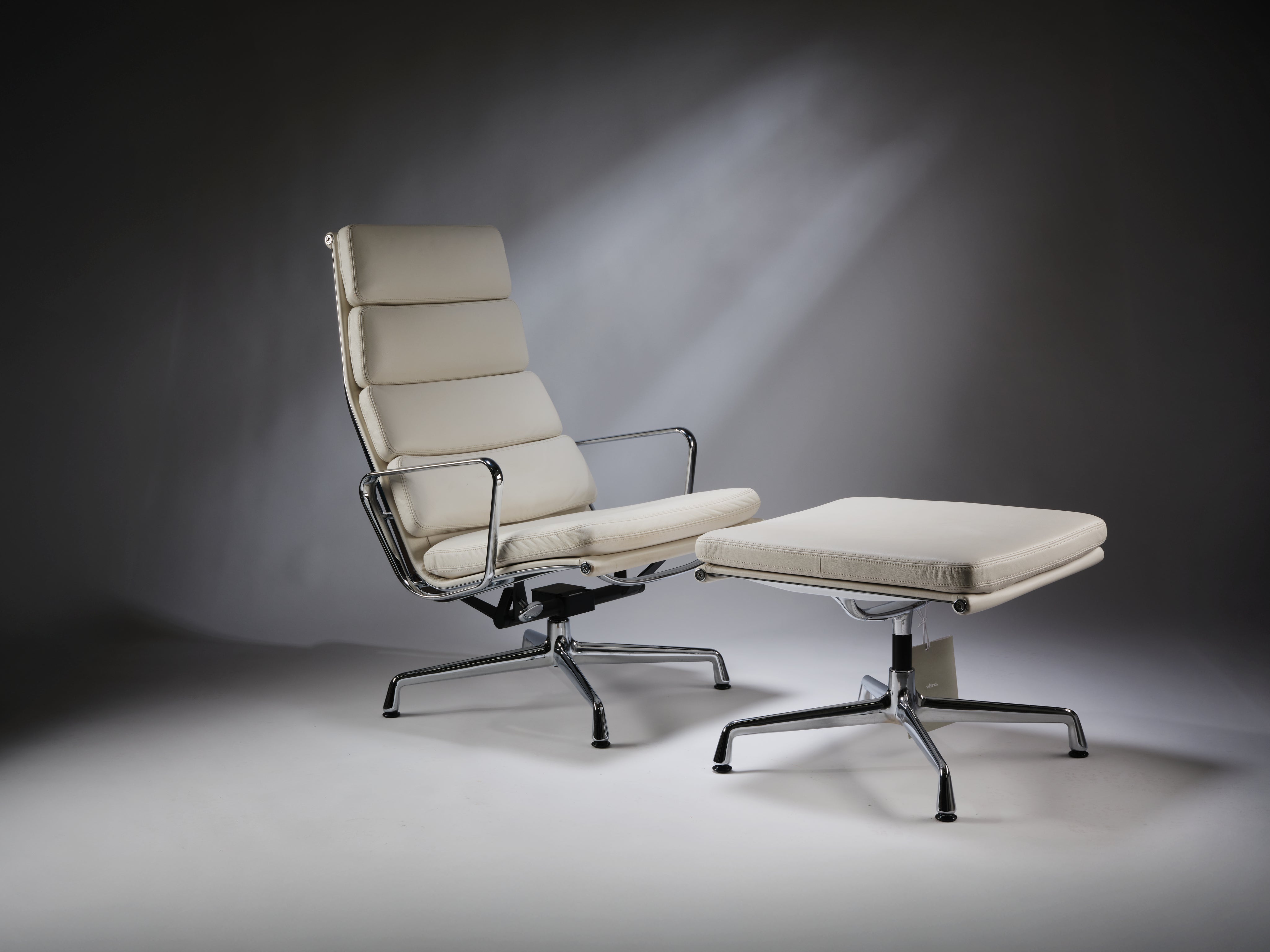 Very_Rare_Vitra_Eames_EA222_Snow_White_Leather_Reclining_Chair_and_EA223_Ottoman,_Germany_Corca_2000's