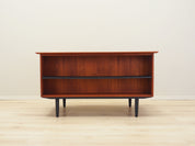 Vintage_Danish_Teak_Executive_Desk_with_Drawers_and_Cabinet,_Black_Wooden_Legs,_1970s