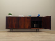 1970s_Danish_Rosewood_Sideboard_by_Omann_Jun,_Black_Wood_Legs_and_Media_Storage_Cabinet