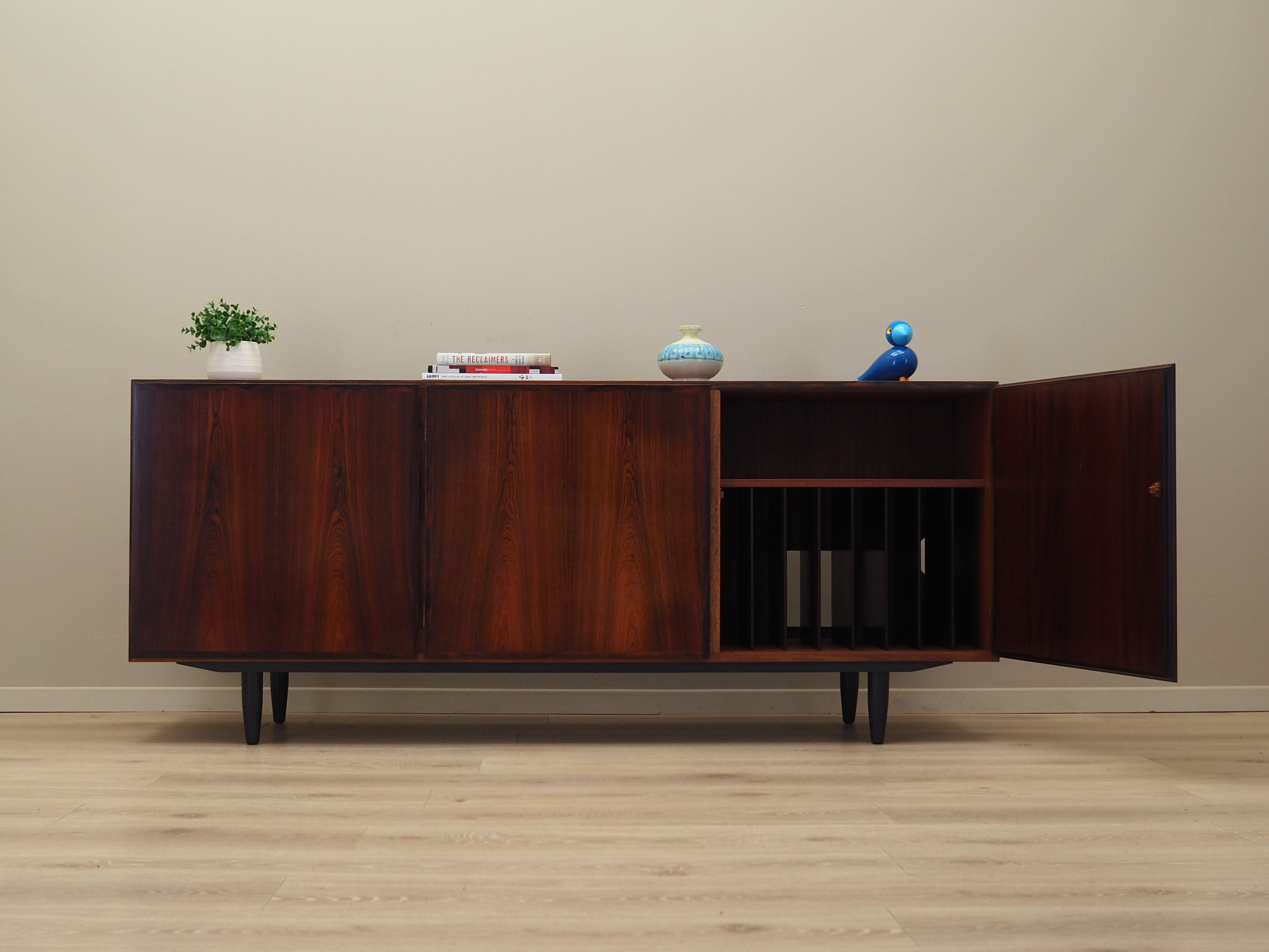 1970s_Danish_Rosewood_Sideboard_by_Omann_Jun,_Black_Wood_Legs_and_Media_Storage_Cabinet