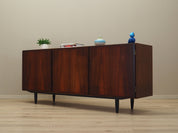 1970s_Danish_Rosewood_Sideboard_by_Omann_Jun,_Black_Wood_Legs_and_Media_Storage_Cabinet
