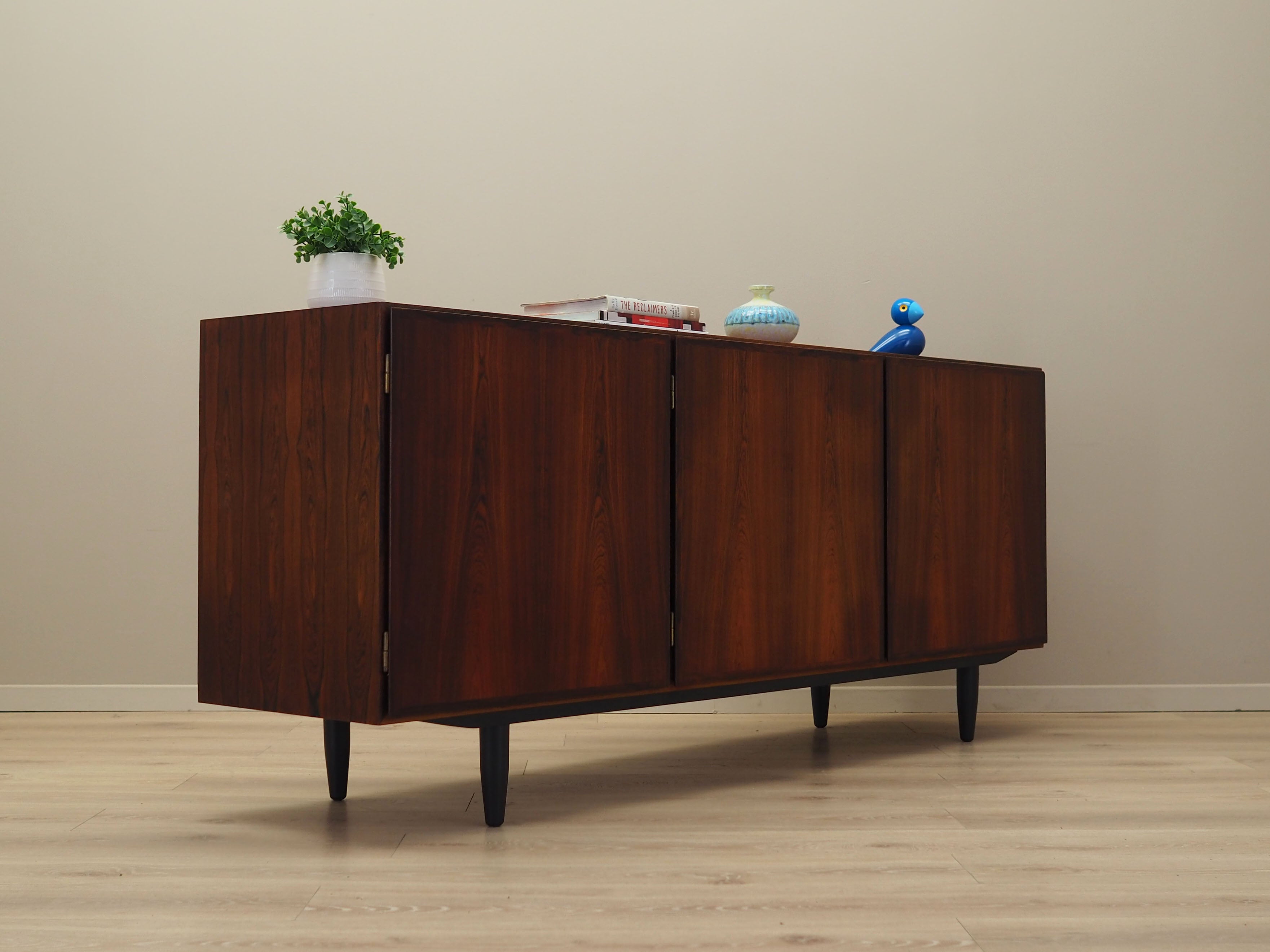 1970s_Danish_Rosewood_Sideboard_by_Omann_Jun,_Black_Wood_Legs_and_Media_Storage_Cabinet