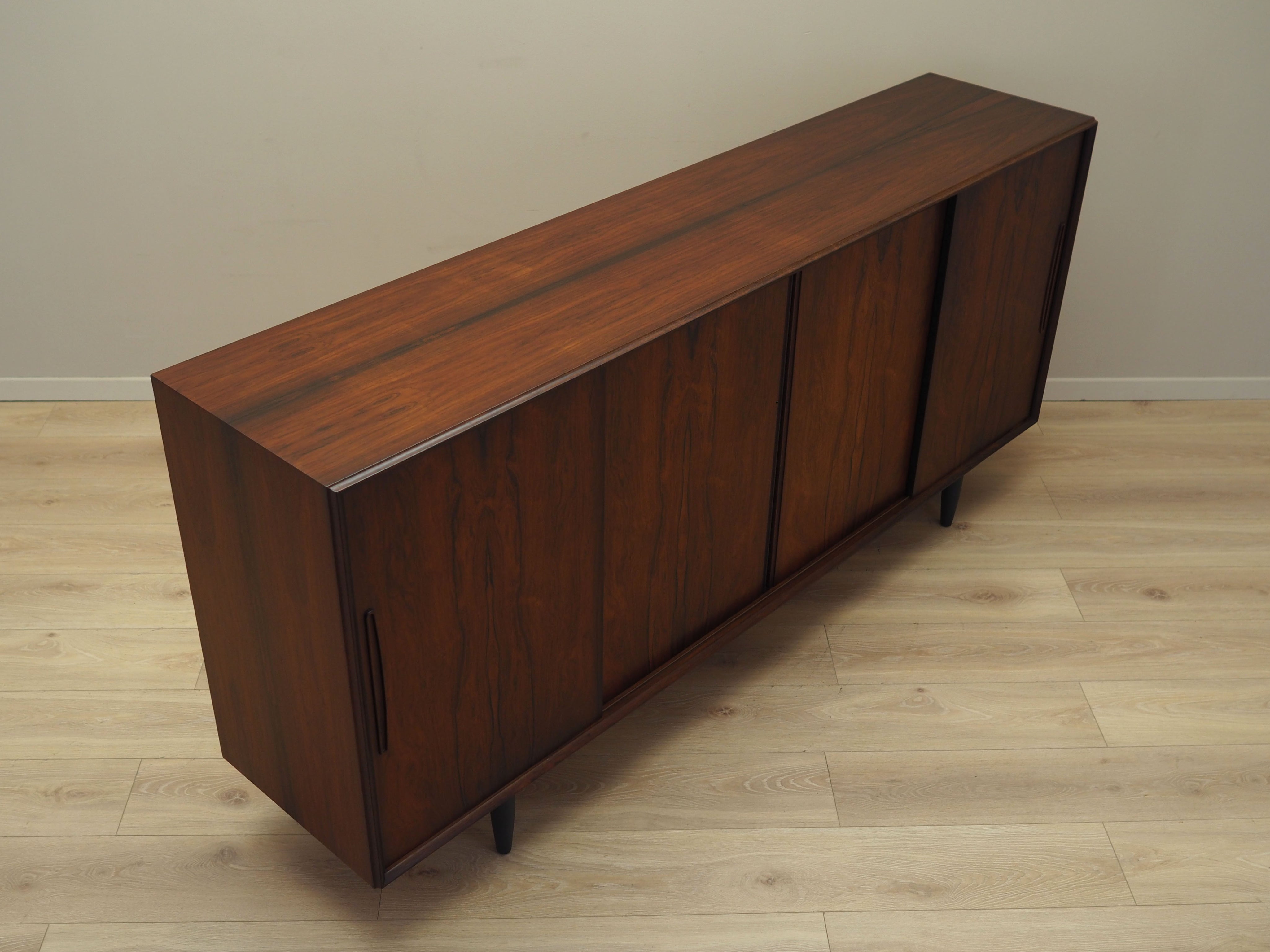 1970s_Danish_Rosewood_Sideboard_with_Mirrored_Bar_Cabinet,_Eight_Drawers_and_Sliding_Doors