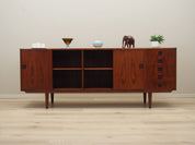 1960s_Danish_Rosewood_Sideboard_by_Farsø_Møbelfabrik,_Sliding_Doors,_Five_Drawers_and_Adjustable_Shelves