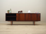 1960s_Danish_Rosewood_Sideboard_by_Clausen_&_Søn,_Sliding_Doors,_Four_Drawers_and_Adjustable_Shelves