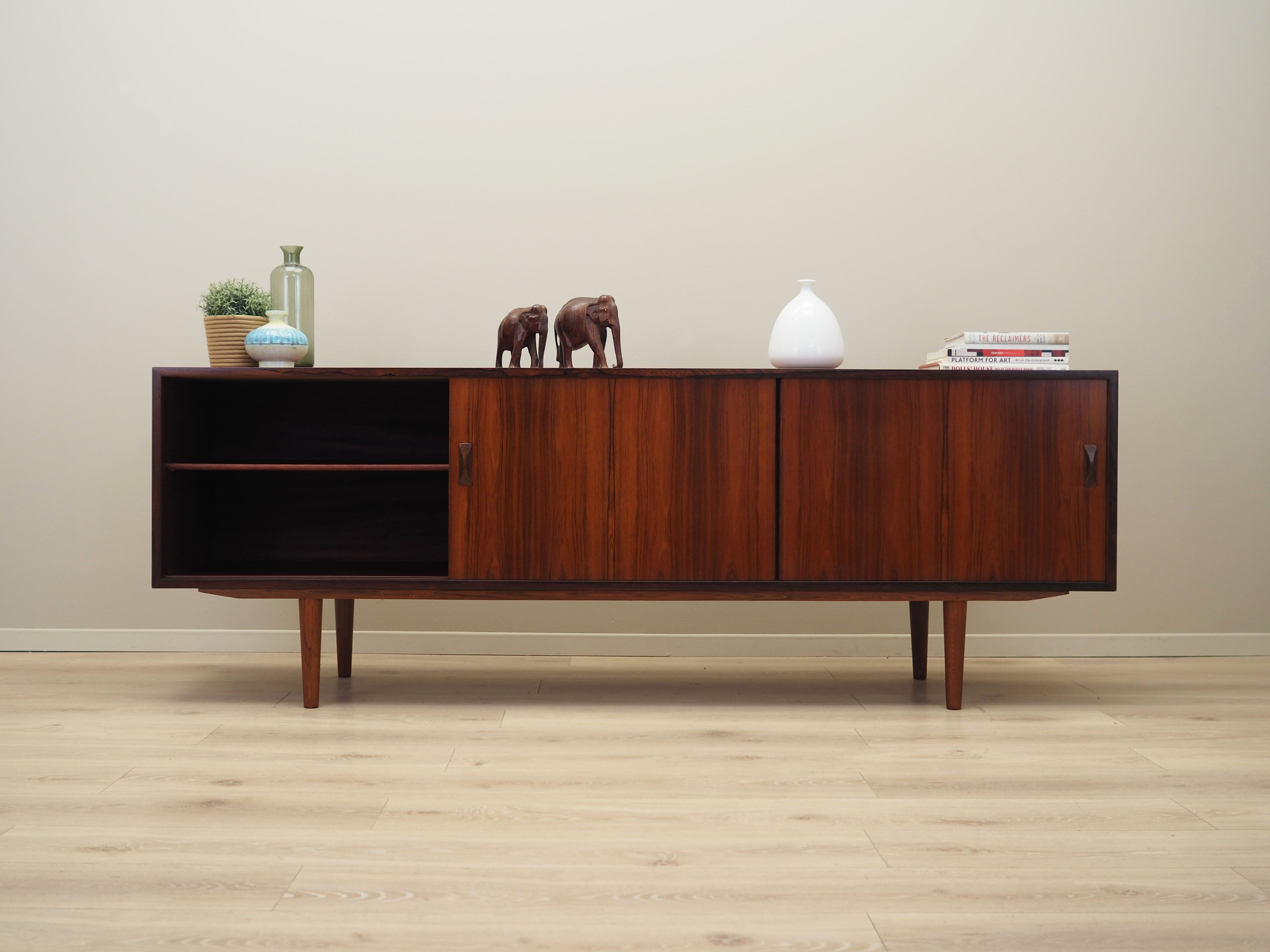 1960s_Danish_Rosewood_Sideboard_by_Clausen_&_Søn,_Sliding_Doors,_Four_Drawers_and_Adjustable_Shelves