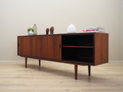 1960s_Danish_Rosewood_Sideboard_by_Clausen_&_Søn,_Sliding_Doors,_Four_Drawers_and_Adjustable_Shelves