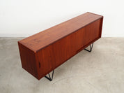 1970s_Danish_Teak_Sideboard_with_Sliding_Doors,_Two_Drawers,_Adjustable_Shelves