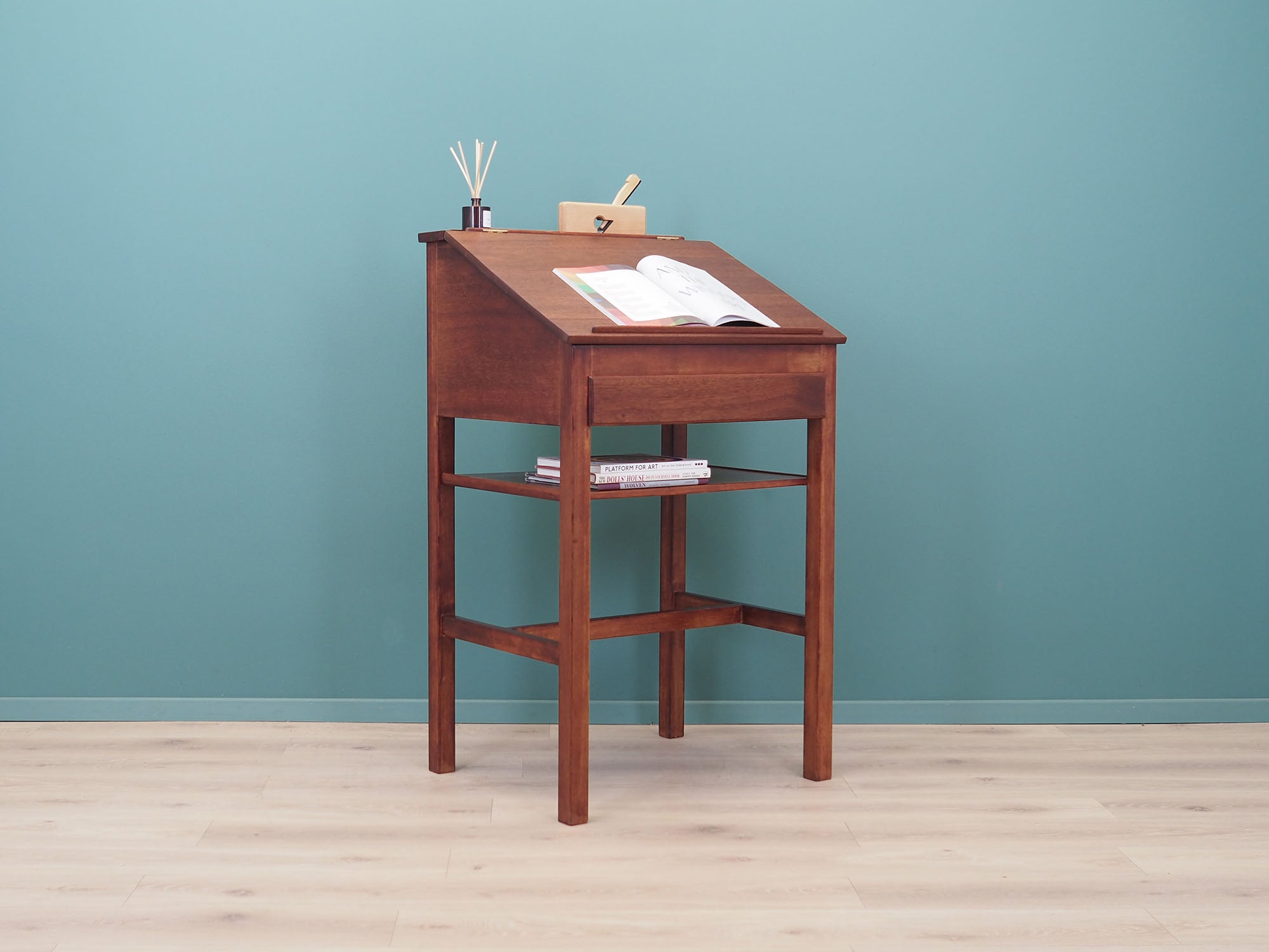 Mahogany_secretary,_Danish_design,_1960s_production:_Denmark