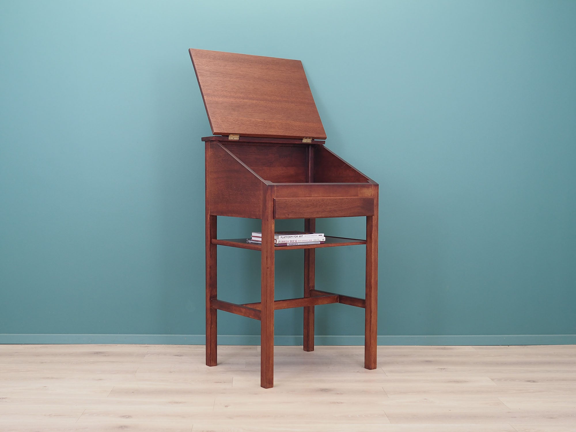 Mahogany_secretary,_Danish_design,_1960s_production:_Denmark