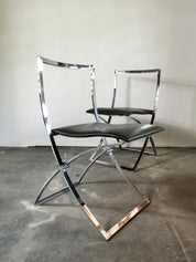 1970s_Set_of_4_folding_Dining_Chairs_Marcello_Cuneo,_Model_Luisa,