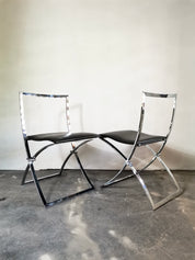 1970s_Set_of_4_folding_Dining_Chairs_Marcello_Cuneo,_Model_Luisa,