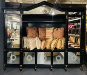 Hollywood_Regency_Ebony_Mirrored_Breakfront_Cabinet_Bookcase,_Late_20th_Century,_USA