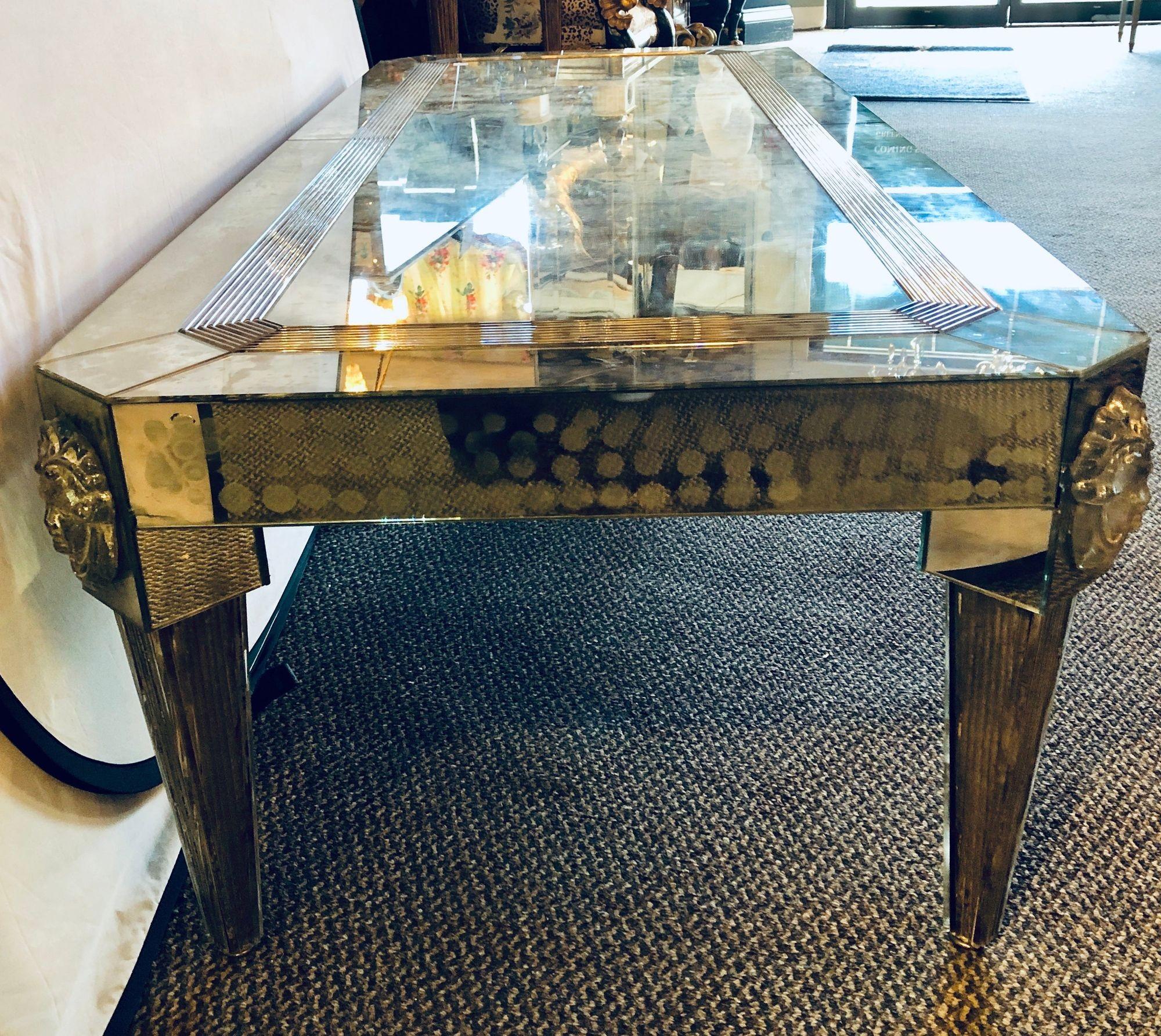 Mirrored_Etched_Coffee_Table_in_Versace_Style,_Late_20th_Century,_Europe