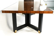Lacquered_Zebrawood_&_Brass_Conference_Table_by_Lorin_Marsh,_2000s