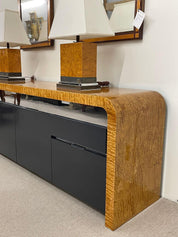 Mid-Century_Modern_Burl_Wood_Console_by_Vladimir_Kagan,_1970s_USA