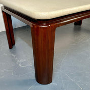 Mid-Century_Modern_Dining_Table,_Cork_Surface,_Mahogany_Base,_1950s_USA