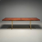 Contemporary_Italian_Burlwood_Dining_or_Conference_Table_,_Gilt_Metal
