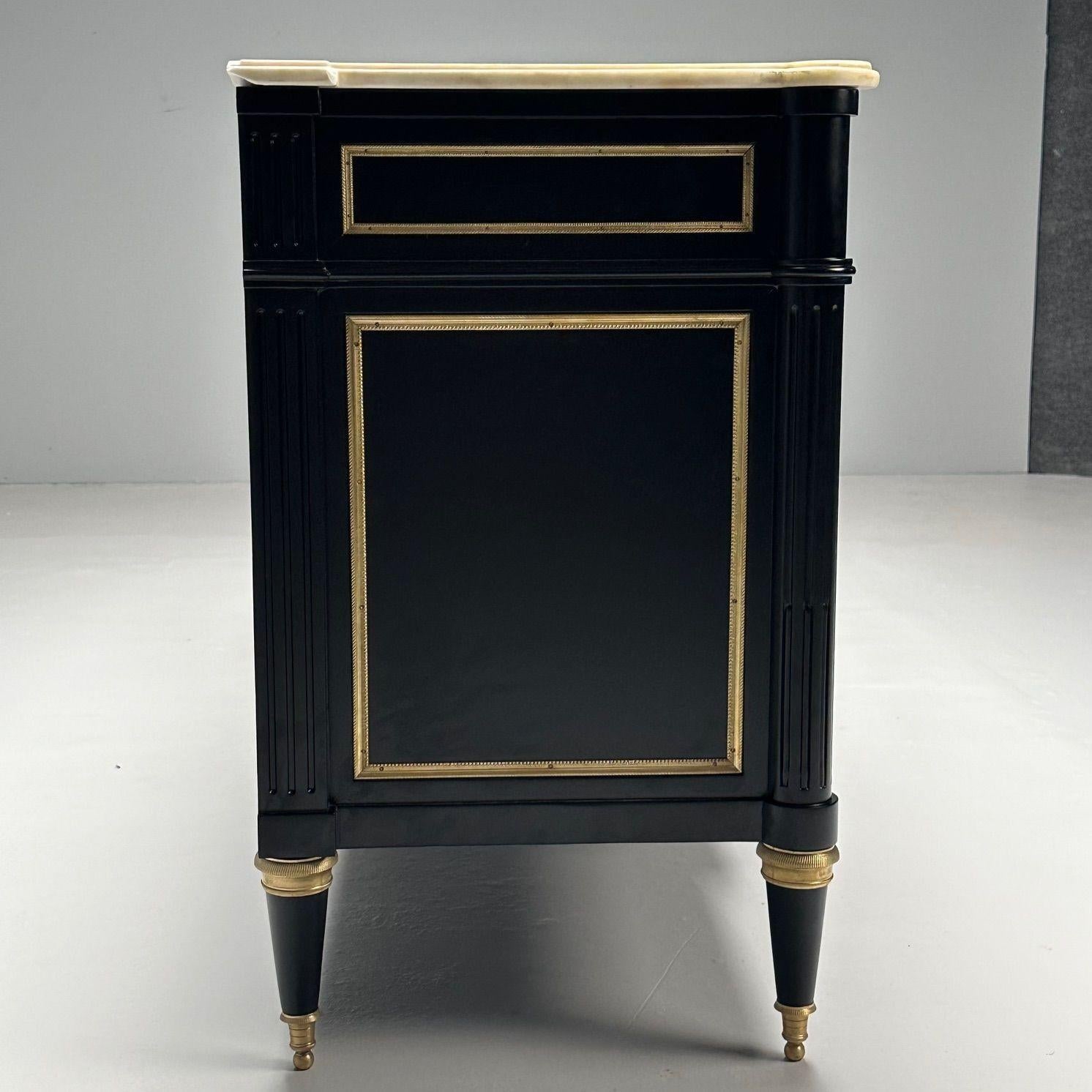 Maison_Jansen_Hollywood_Regency_Commode,_Black_Wood_&_Marble,_1940s_France