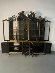 Hollywood_Regency_Ebonized_Bookcase_by_Grosfeld_House,_1970s