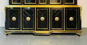 Hollywood_Regency_Ebonized_Bookcase_by_Grosfeld_House,_1970s