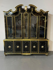 Hollywood_Regency_Ebonized_Bookcase_by_Grosfeld_House,_1970s