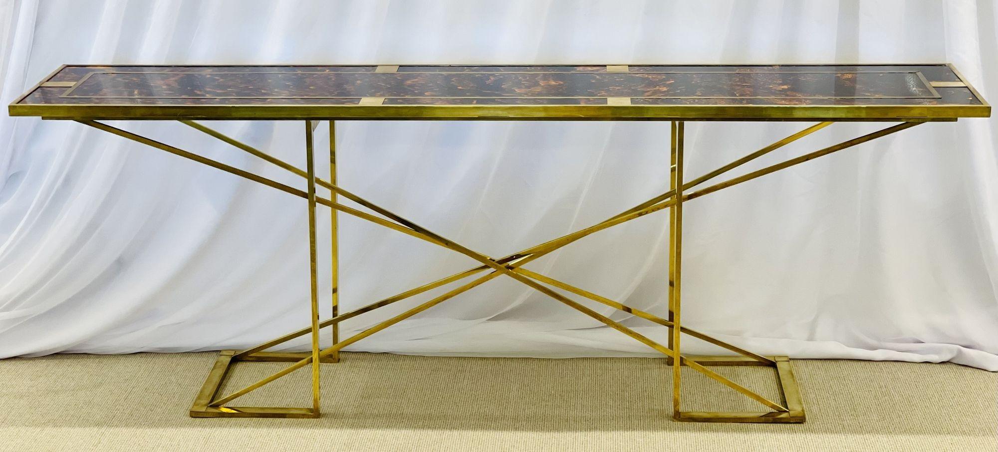 Mid-Century_Modern_Rome_Rega_Style_Faux_Tortoise_Console,_1970s_Italy