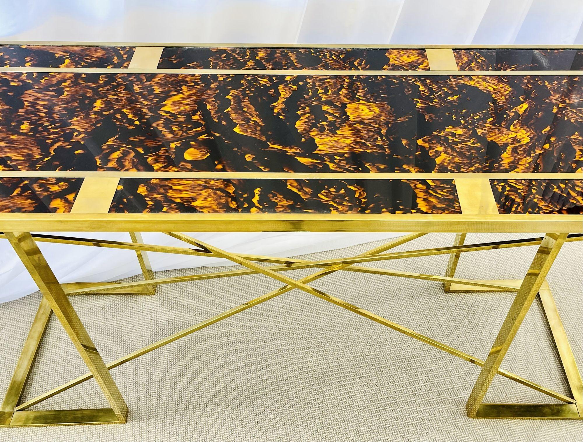 Mid-Century_Modern_Rome_Rega_Style_Faux_Tortoise_Console,_1970s_Italy