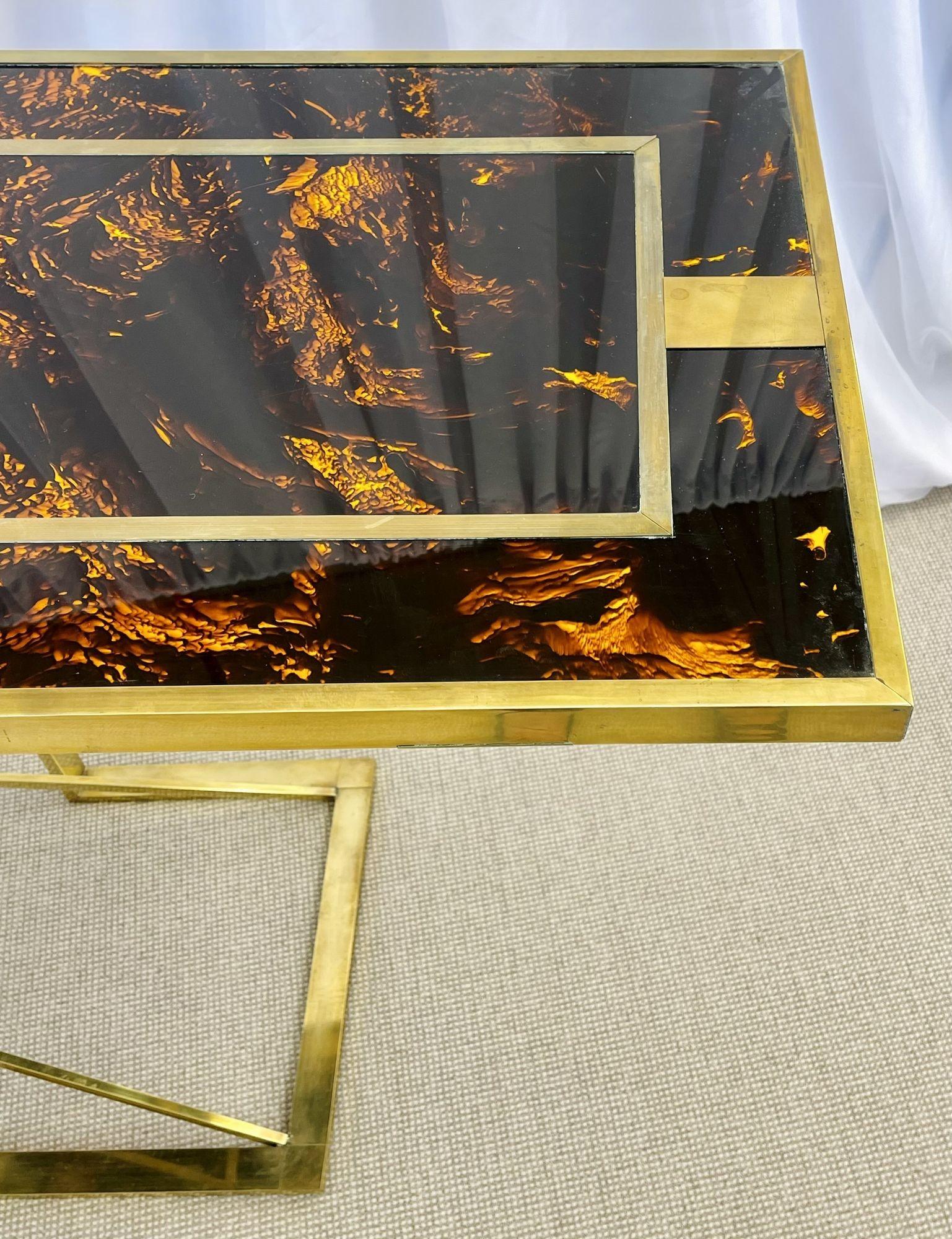 Mid-Century_Modern_Rome_Rega_Style_Faux_Tortoise_Console,_1970s_Italy