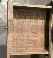 Hollywood_Regency-Style_Desk,_Embossed_Leather_&_Chrome_Frame,_2000s_USA