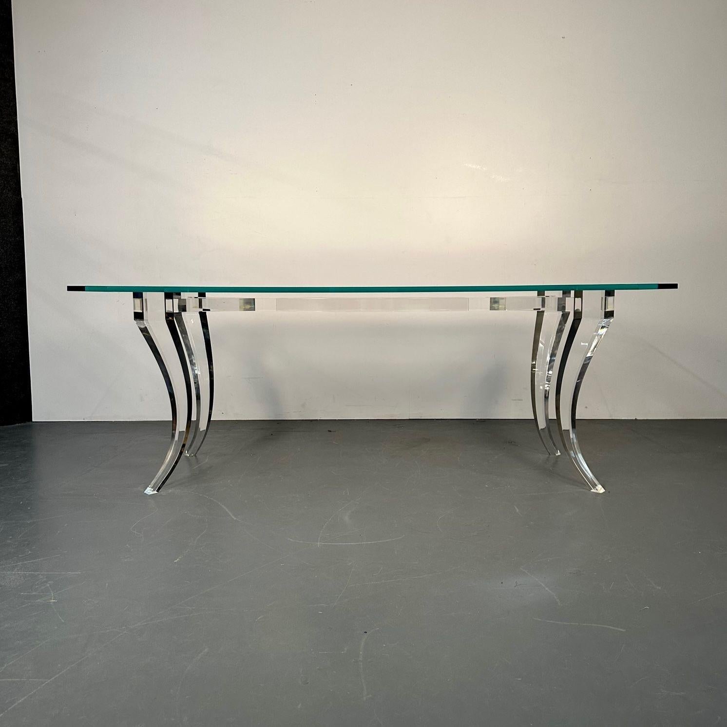 Modern_Lucite_&_Glass_Dining_Table,_American_Designer_2000s