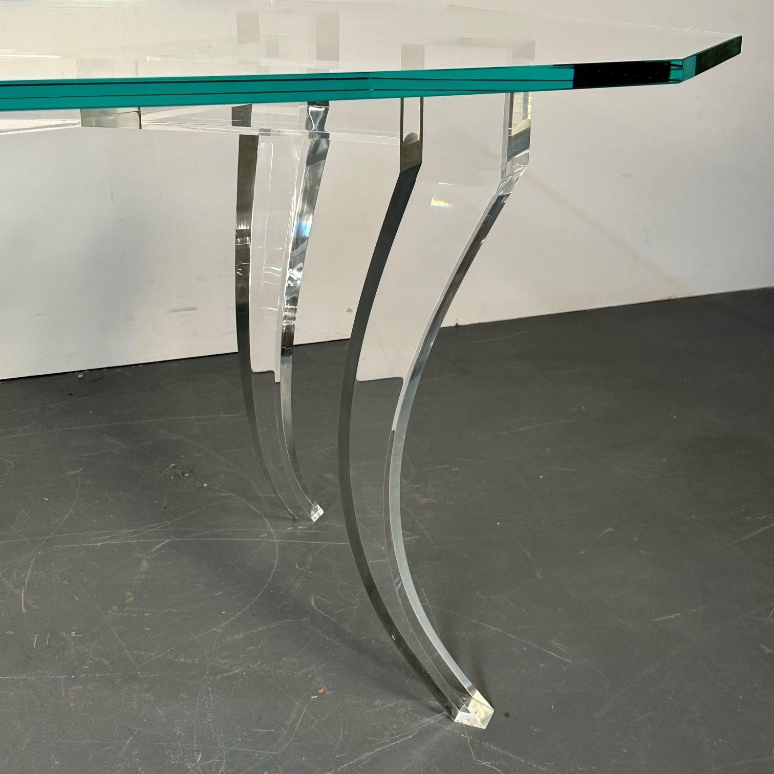 Modern_Lucite_&_Glass_Dining_Table,_American_Designer_2000s