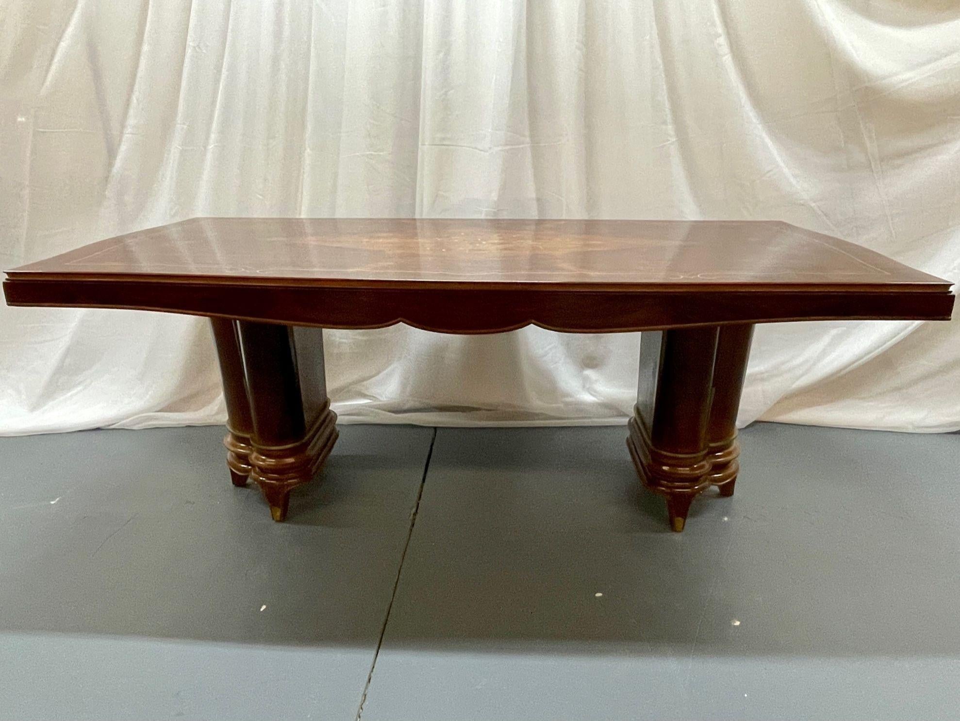 Jules_Leleu_Art_Deco_Dining_Table,_Rosewood_&_Abalone,_1930s_France