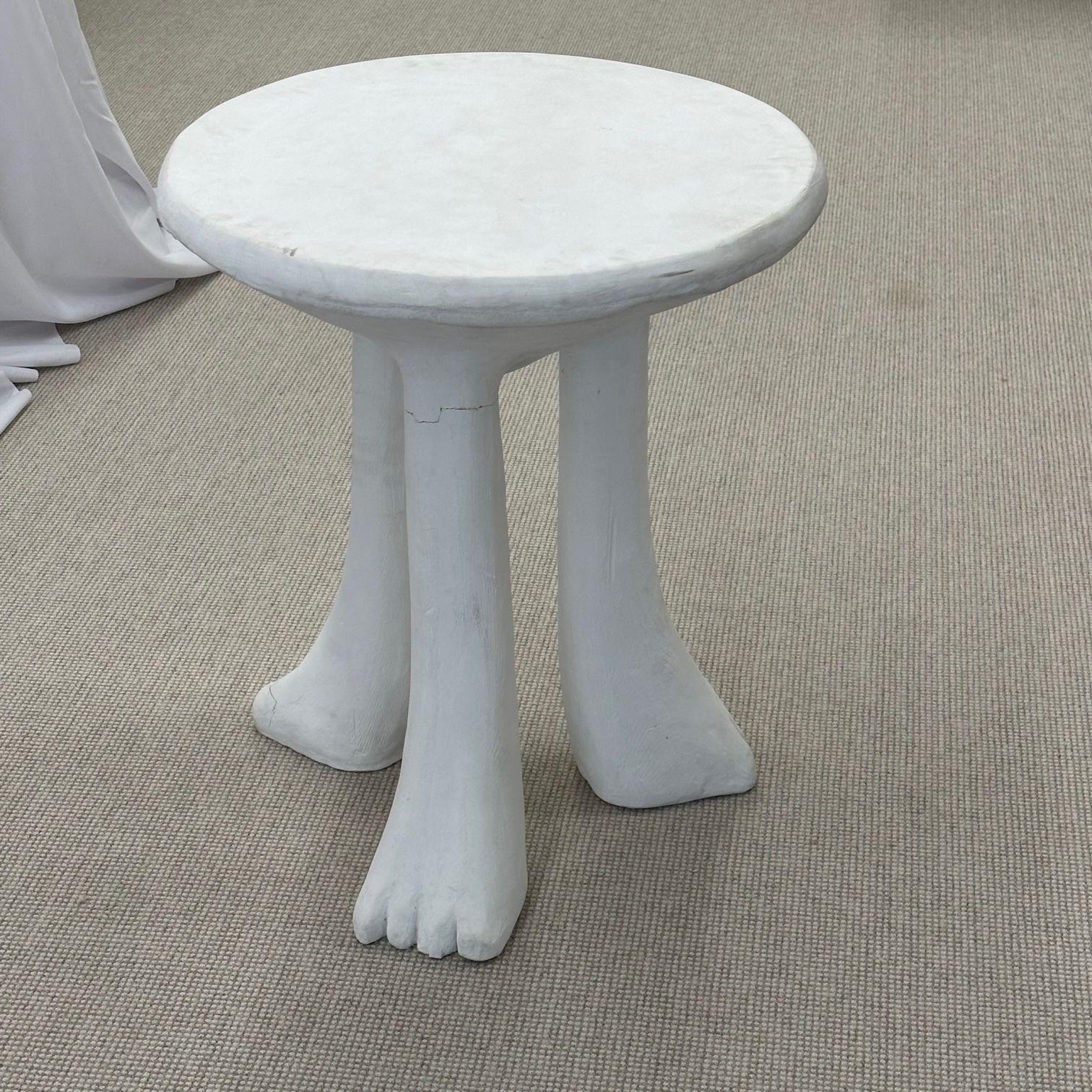 Signed_John_Dickinson_“Africa”_Side_Table_Mid-Century_Modern,_2000s_USA