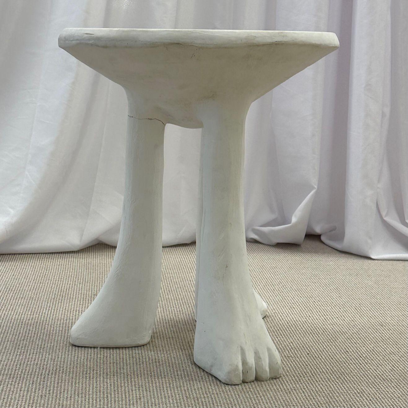 Signed_John_Dickinson_“Africa”_Side_Table_Mid-Century_Modern,_2000s_USA