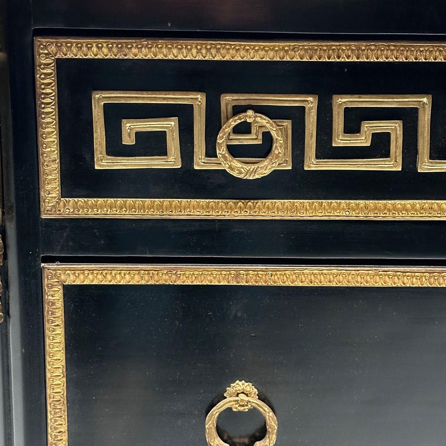 Hollywood_Regency_Ebonized_Cabinet,_Greek_Key_Bronze_Mounted_1970s