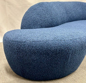 Mid-Century_Style_Organic_Form_Cloud_Sofa,_Blue_Bouclé,_2010s_USA