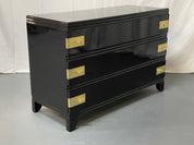 Black_Lacquered_Campaign_Chest,_Hollywood_Regency,_Parzinger_Style_1960s_USA