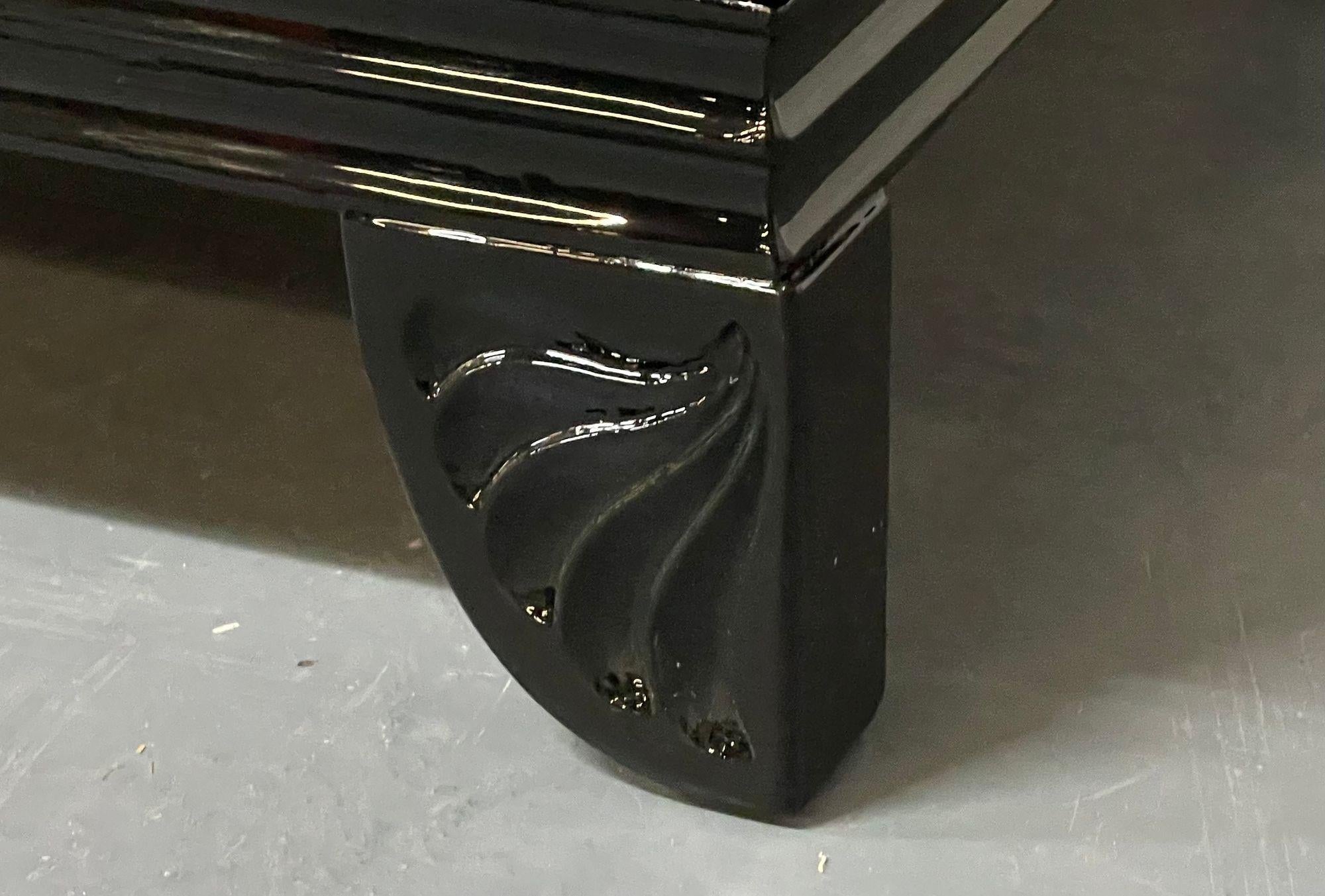 Black_Lacquered_Campaign_Chest,_Hollywood_Regency,_Parzinger_Style_1960s_USA