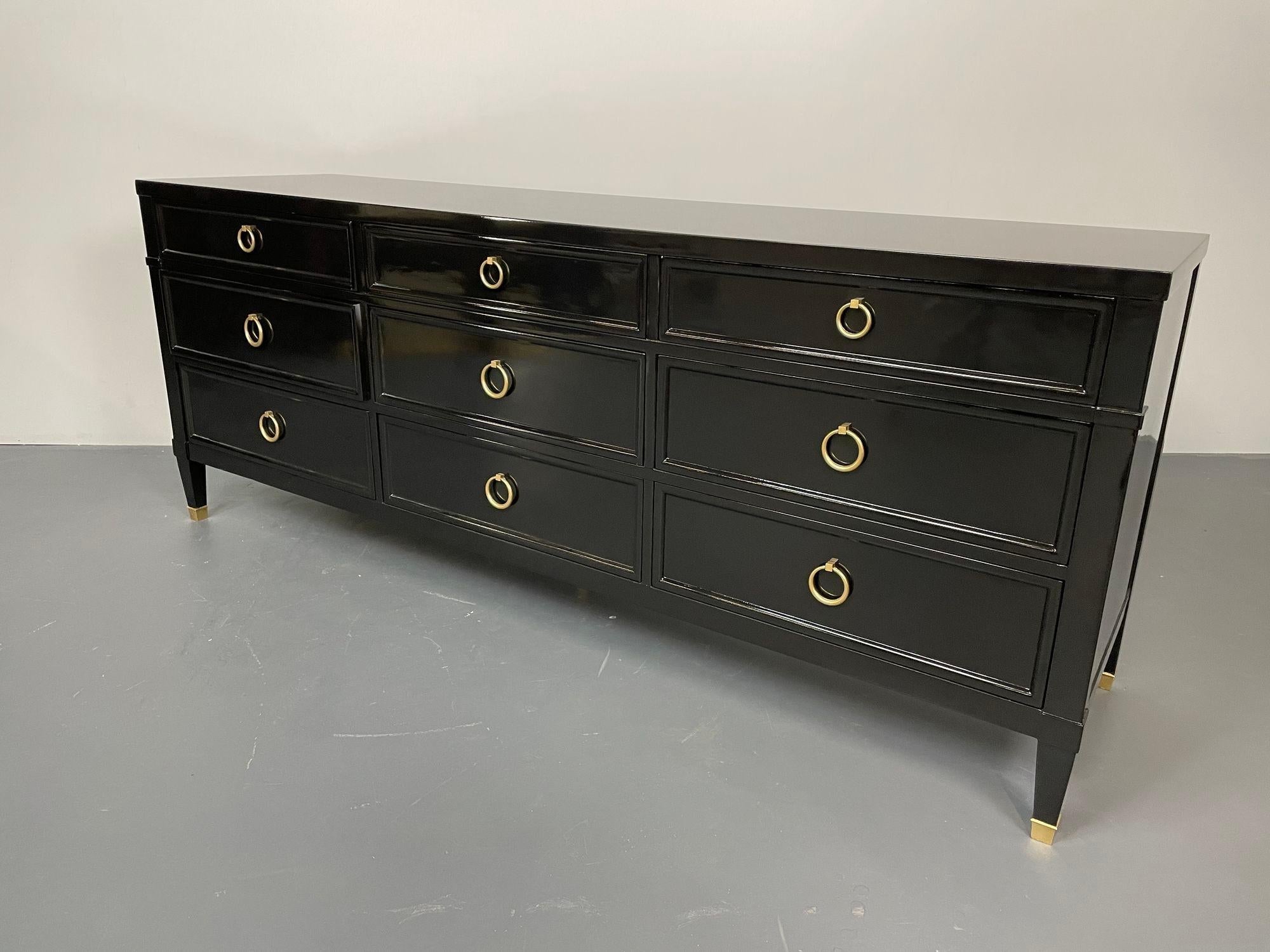 Hollywood_Regency_Black_Lacquered_Dresser,_Baker_Furniture_1960s_USA