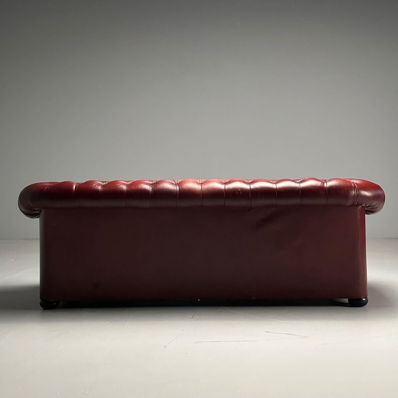 Georgian_Chesterfield_Sofa,_Distressed_Red_Leather,_1990s