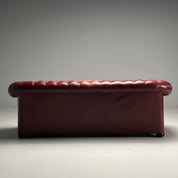Georgian_Chesterfield_Sofa,_Distressed_Red_Leather,_1990s