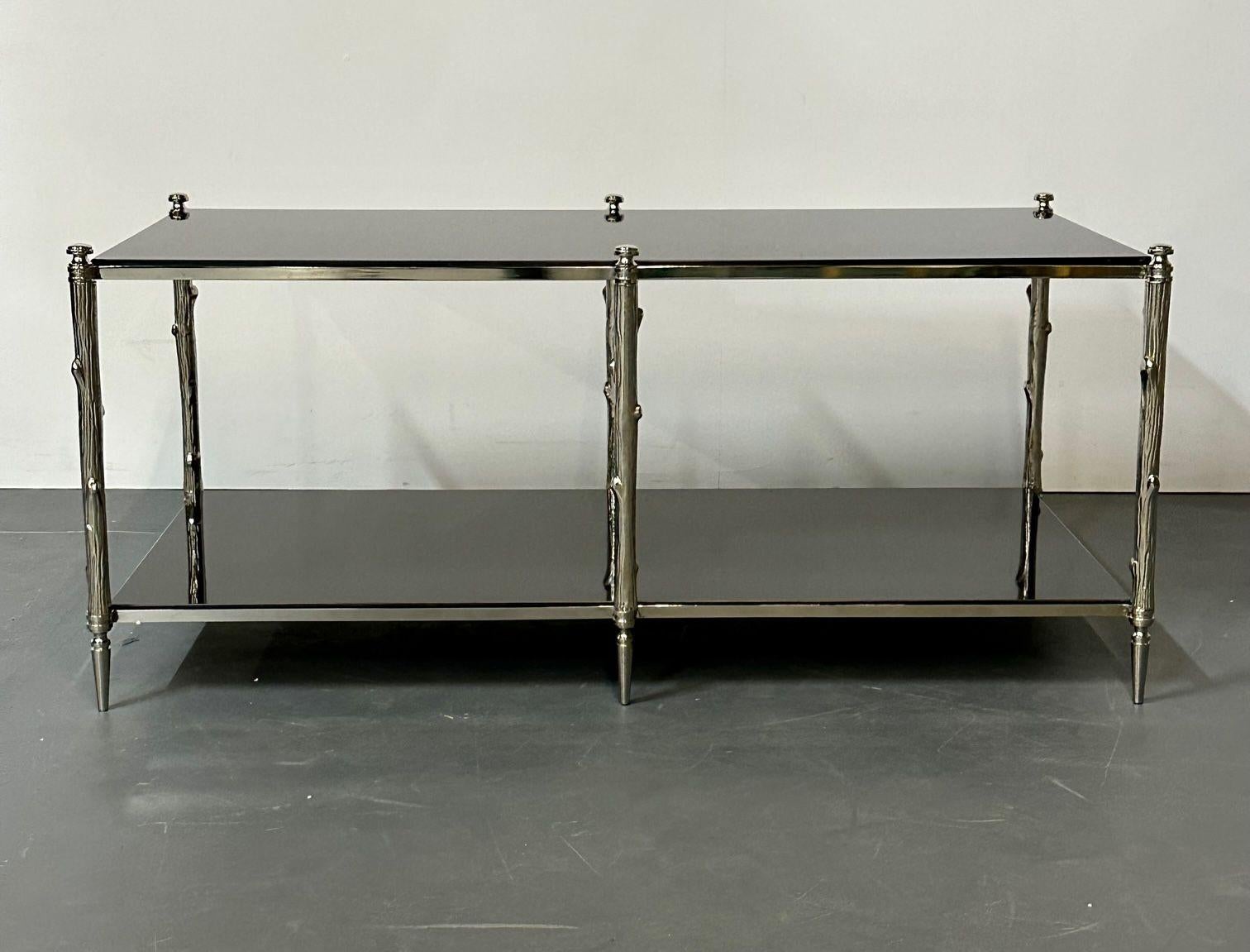 Two-Tier_Coffee_Table,_Black_Granite,_Maison_Baguès_Style