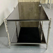 Two-Tier_Coffee_Table,_Black_Granite,_Maison_Baguès_Style