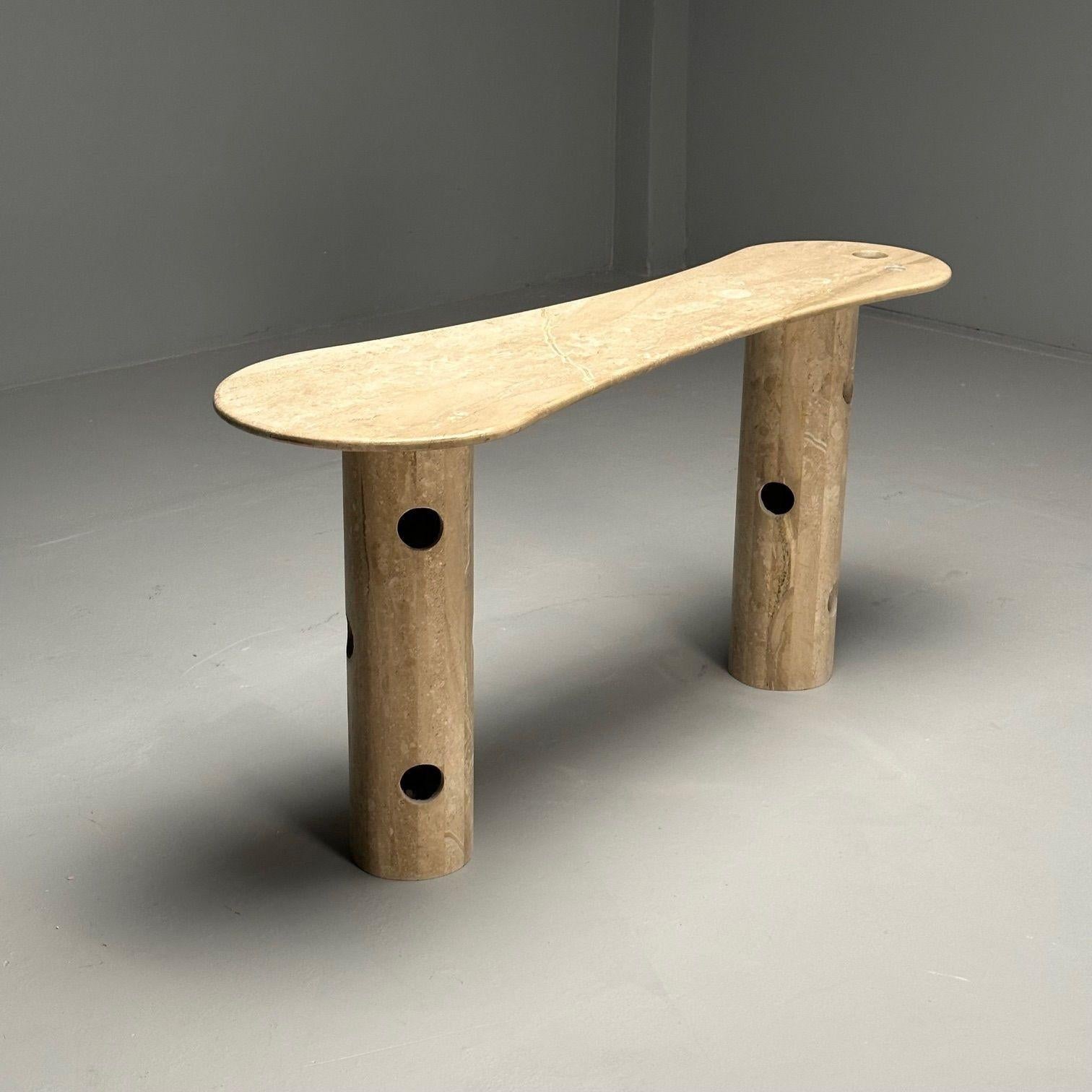 Contemporary_Console_Table,_Beige_Marble,_2024,_Italy
